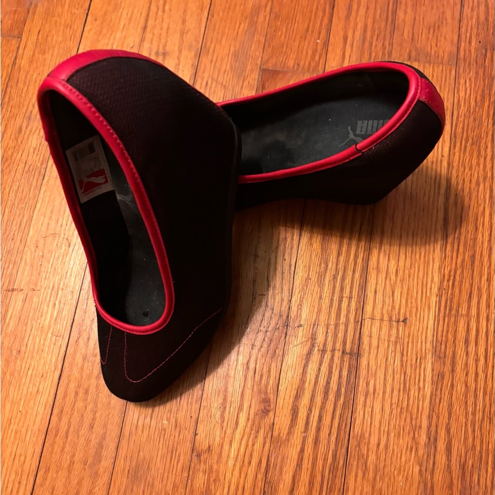 Puma Sport Lifestyle Black and Redish/pink Wedges